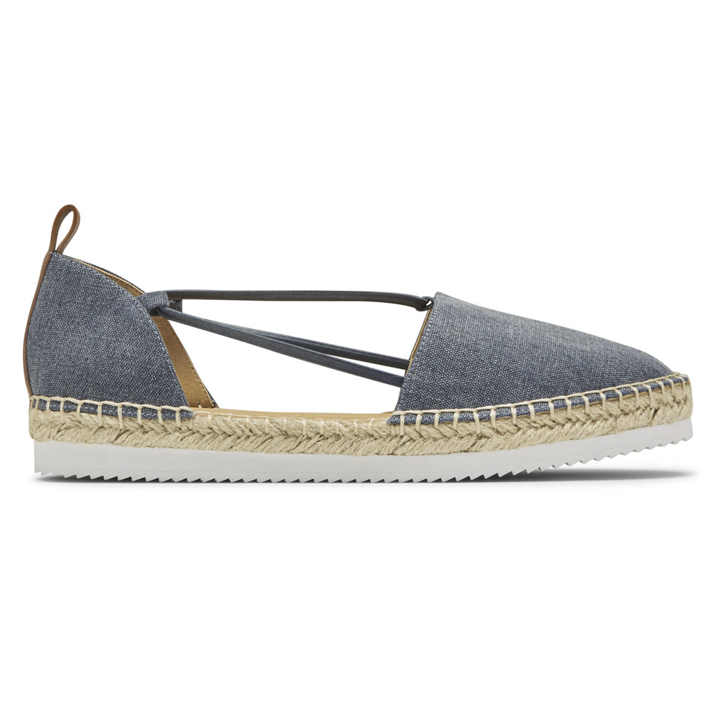 Slip-Ons Rockport Mujer Mexico - Seaview Bungee Grises - TSENA2793